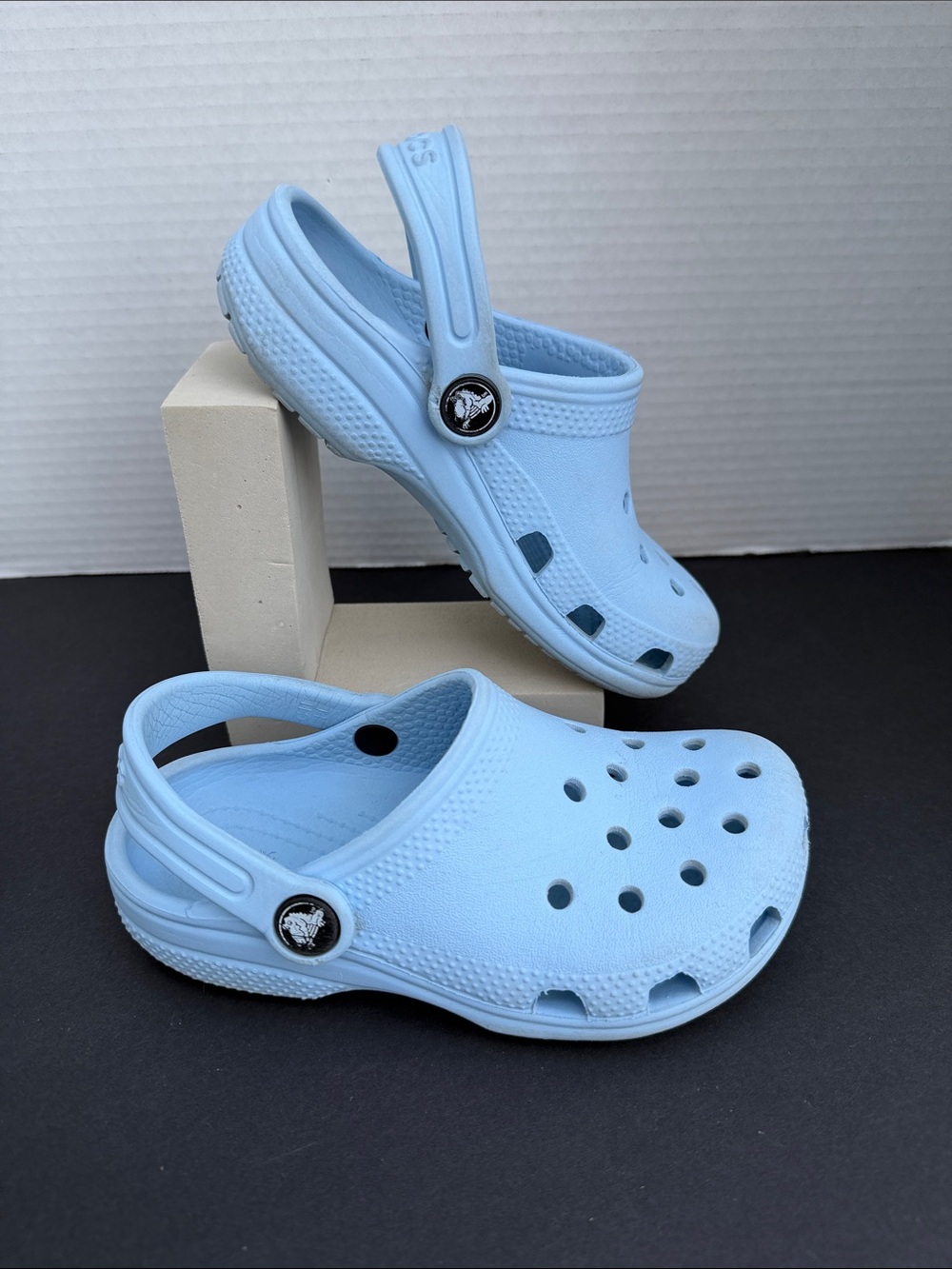 CROCS Kids Classic Clog in Baby Blue